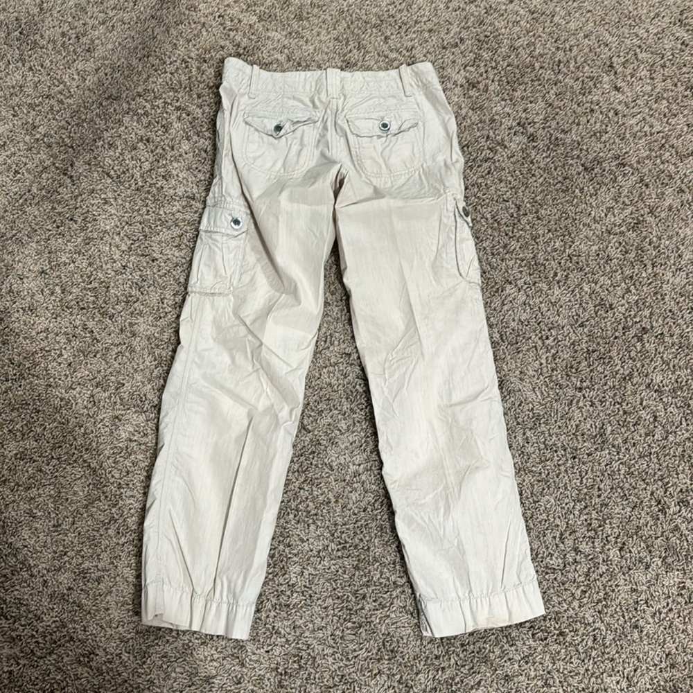 LOFT White Cargo Pants - Picture 5 of 8